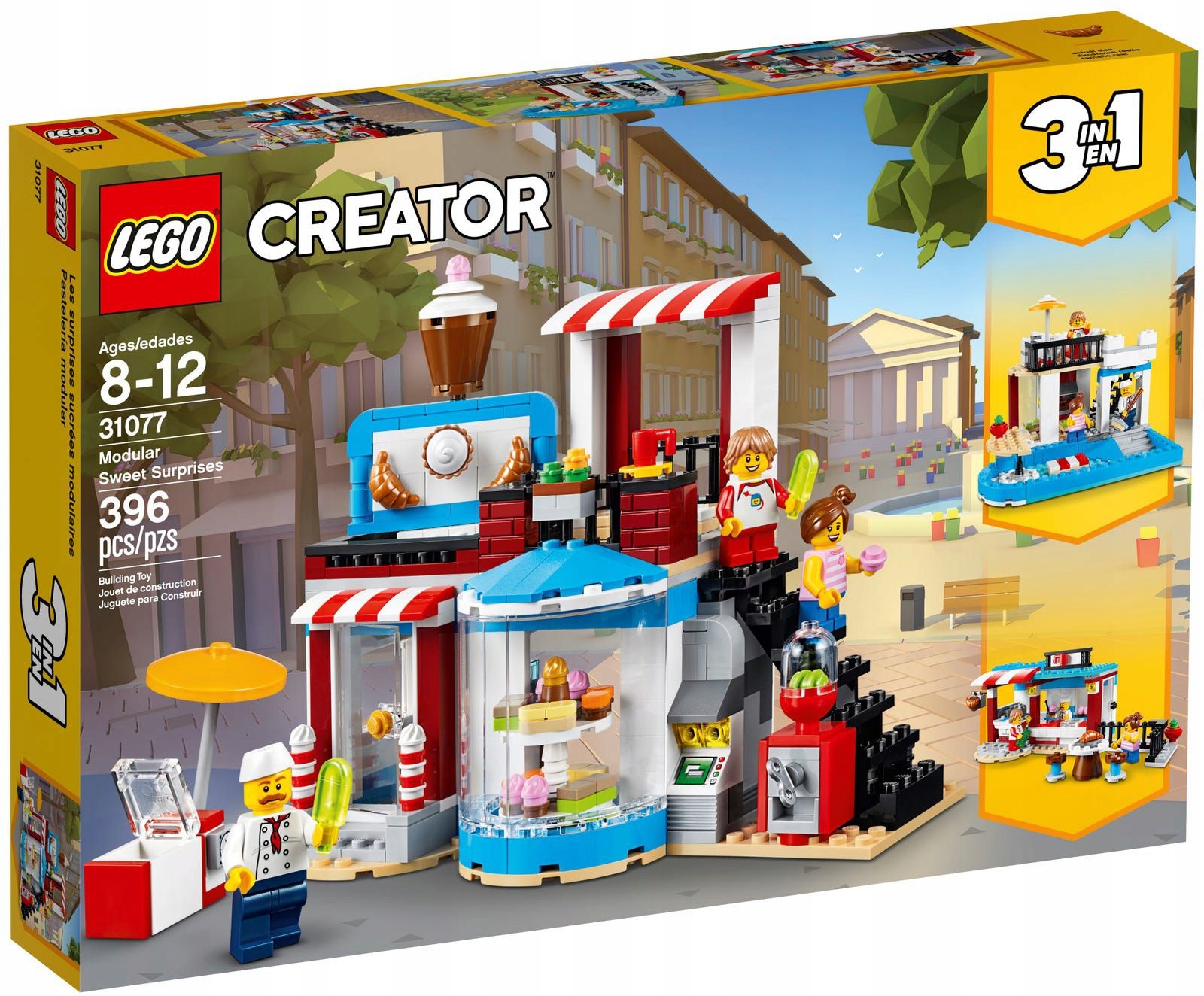 stavebnice Lego Creator 3v1 31077 Sladké překvapení