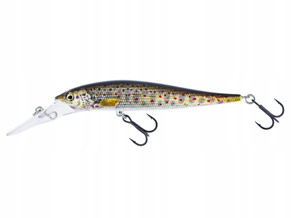 Wobler Westin Jerkbite Mr 7,5 cm 6 g Suspending Brown Trout Fry 0,5-1,5 m
