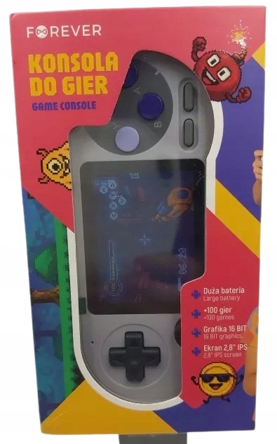 Forever Konsola do gier mała przenośna GCS-1000