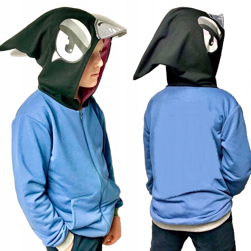 Bluza dziecięca KRUK rozpinana CROW 146