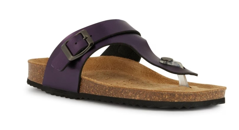 Geox Dámské Fialové Žabky S Kůží 35 Jtm