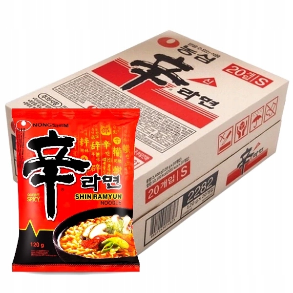 Levně Ramen polévka s nudlemi Shim Ramyun 20 x 120g Karton