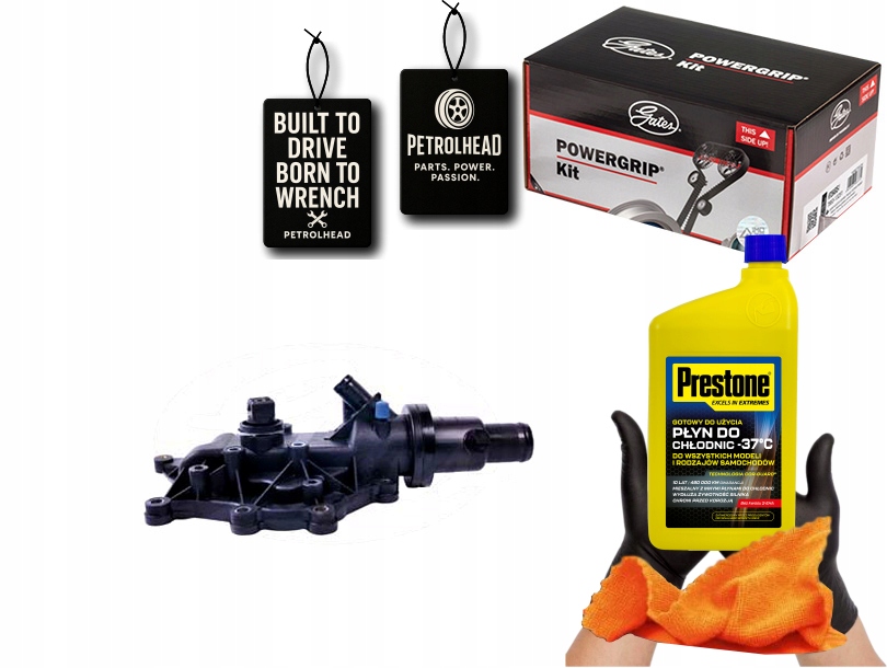 Termostat Gates TH40289G1 Rena Clio III Megane Scenic #Petrolhead Pro+ Kit5