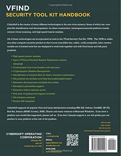 Radatti, Peter V. VFind Security Tool Kit 8th Edition: The Official Handboo Język publikacji angielski