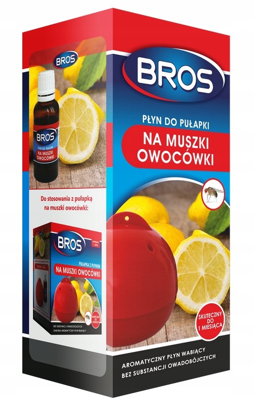 

Płyn Do Pułapki Na Muszki Owocówki 15ml Bros