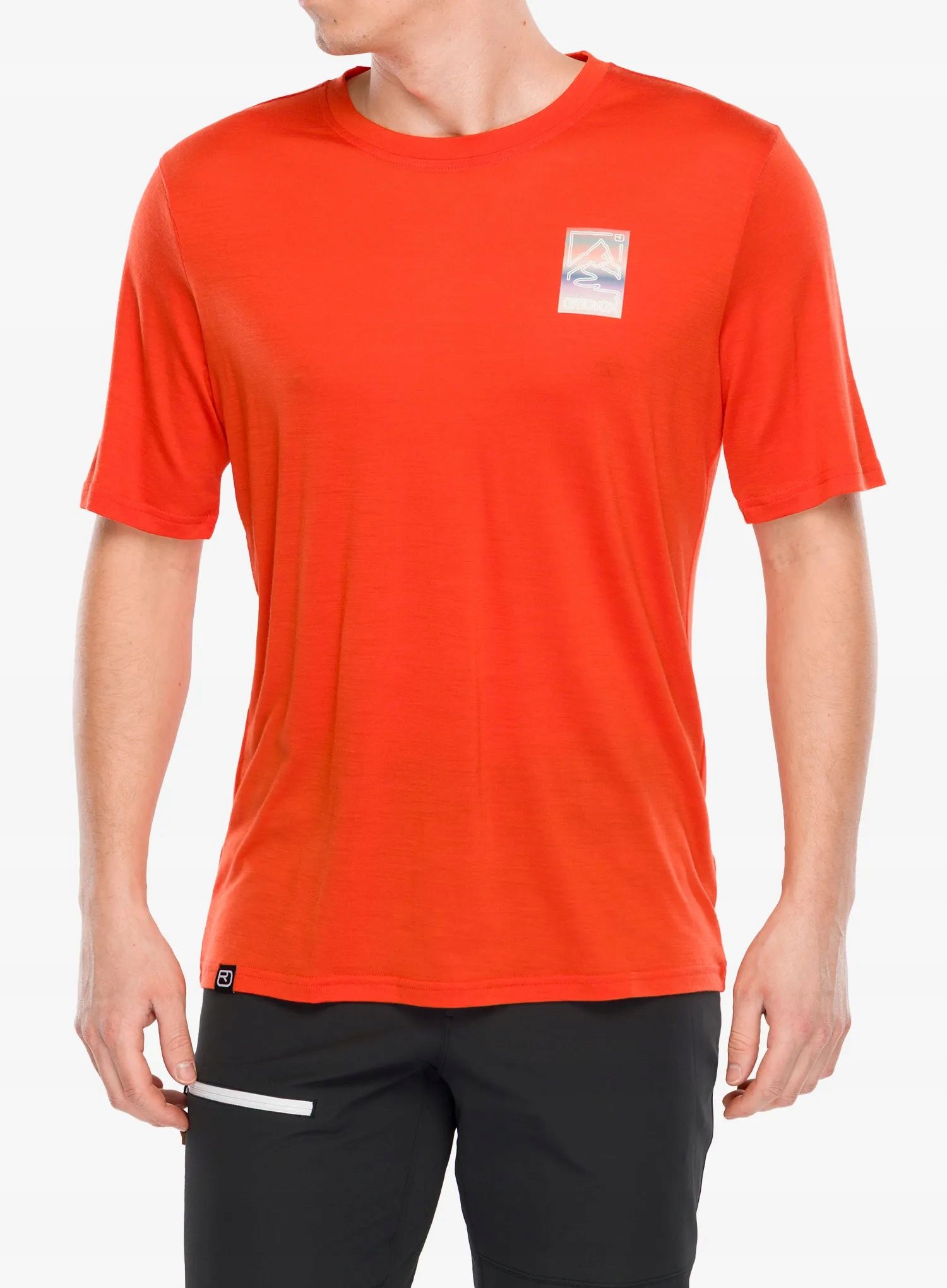 Merino tričko Ortovox 140 Cool Mtn Gradient Ts hot orange S