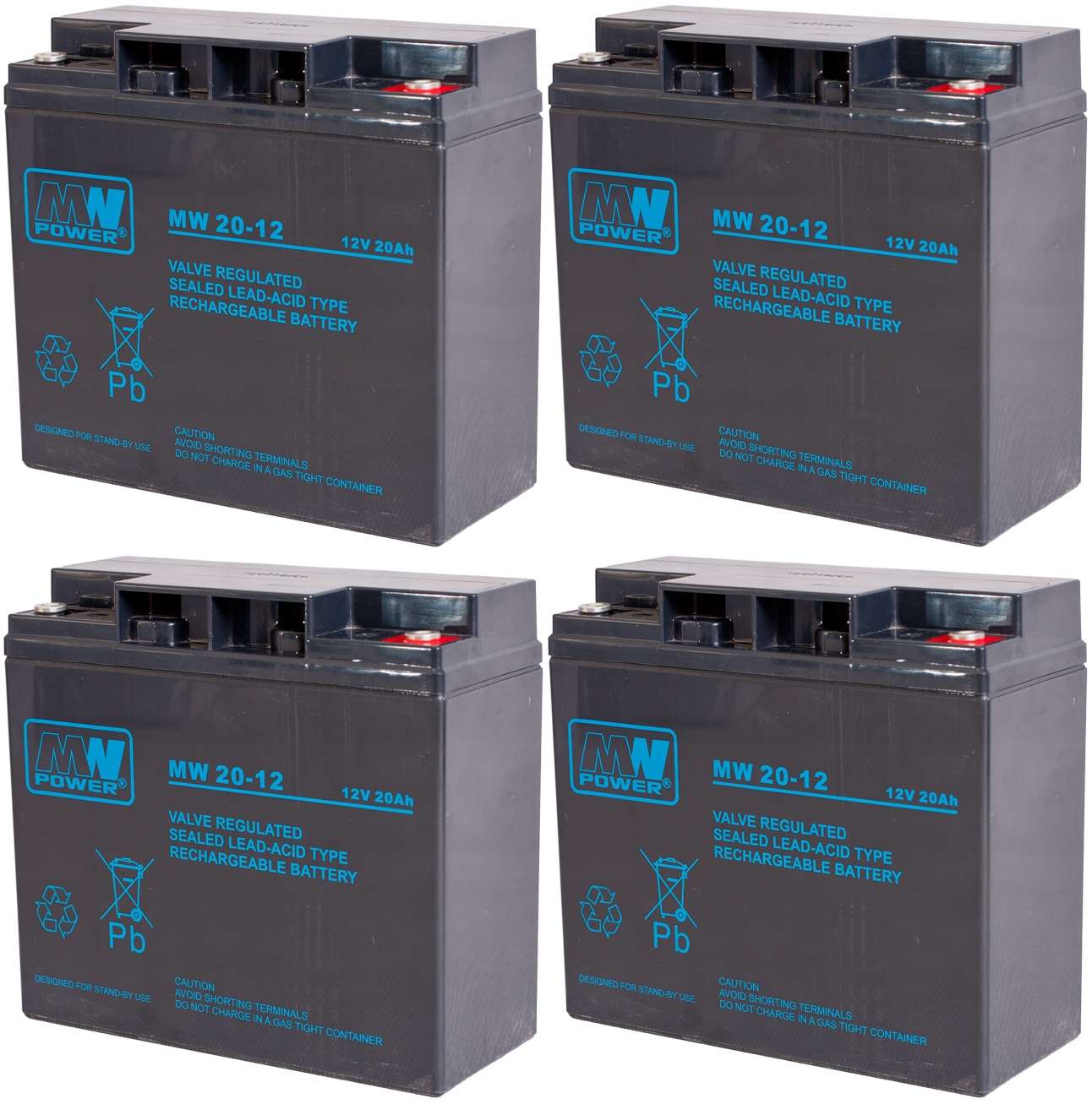 APCRBC55 RBC 55 #55 ZESTAW AKUMULATORÓW PAKIET BATERII UPS APC 4x MW 20-12