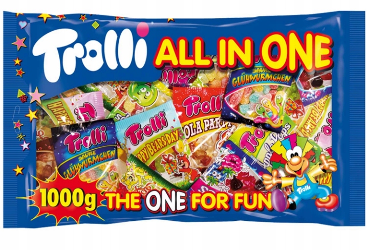 Levně 2x Trolli All in one zelki mix 1 kg