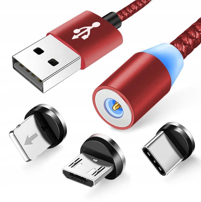 

Przewód Magnetyczny 2M 5A Micro Typ-c Usb-c Iphone