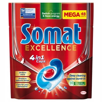 Levně Somat excellence 4v1 tablety do myčky nádobí 48 kusů