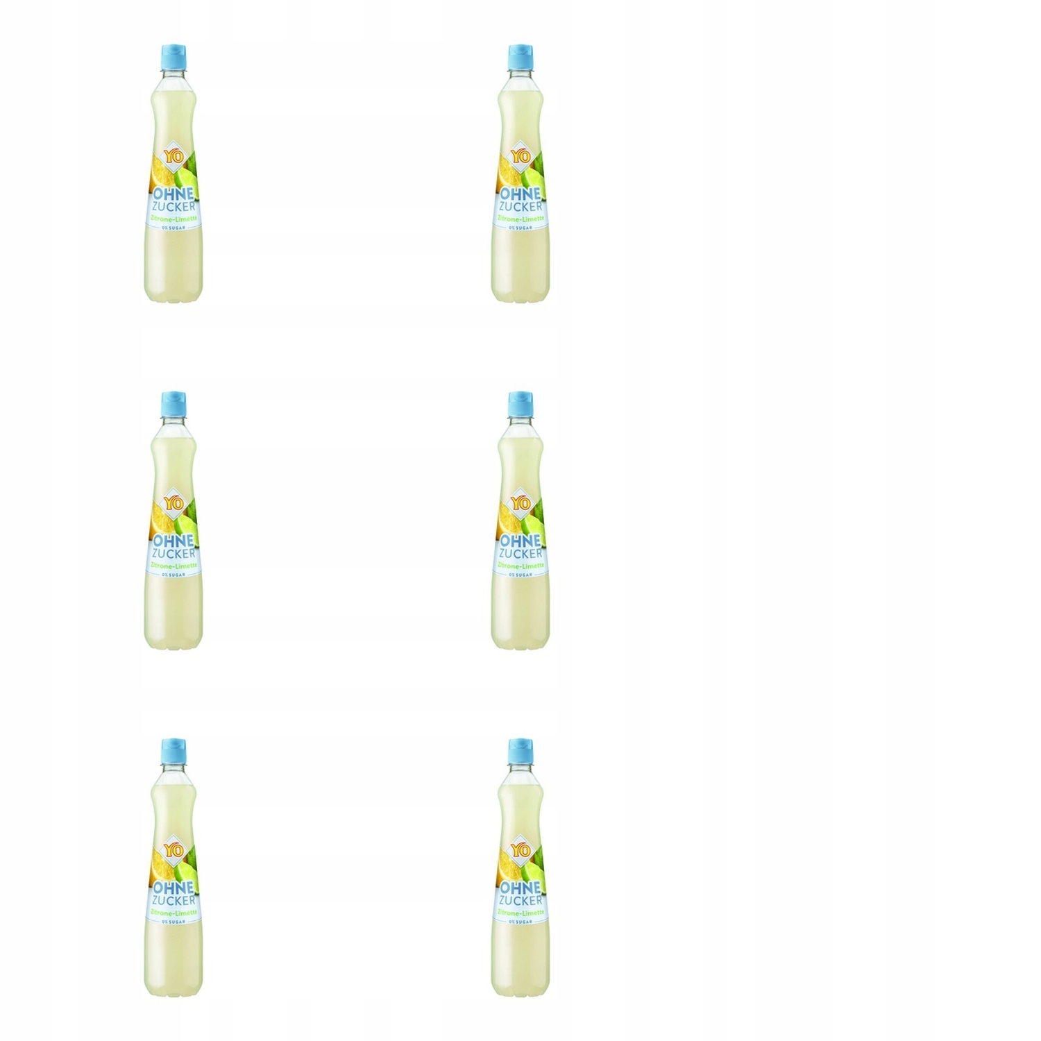 6x 0,7l Yo syrop bez cukru cytryna- limonka Zgrzewka