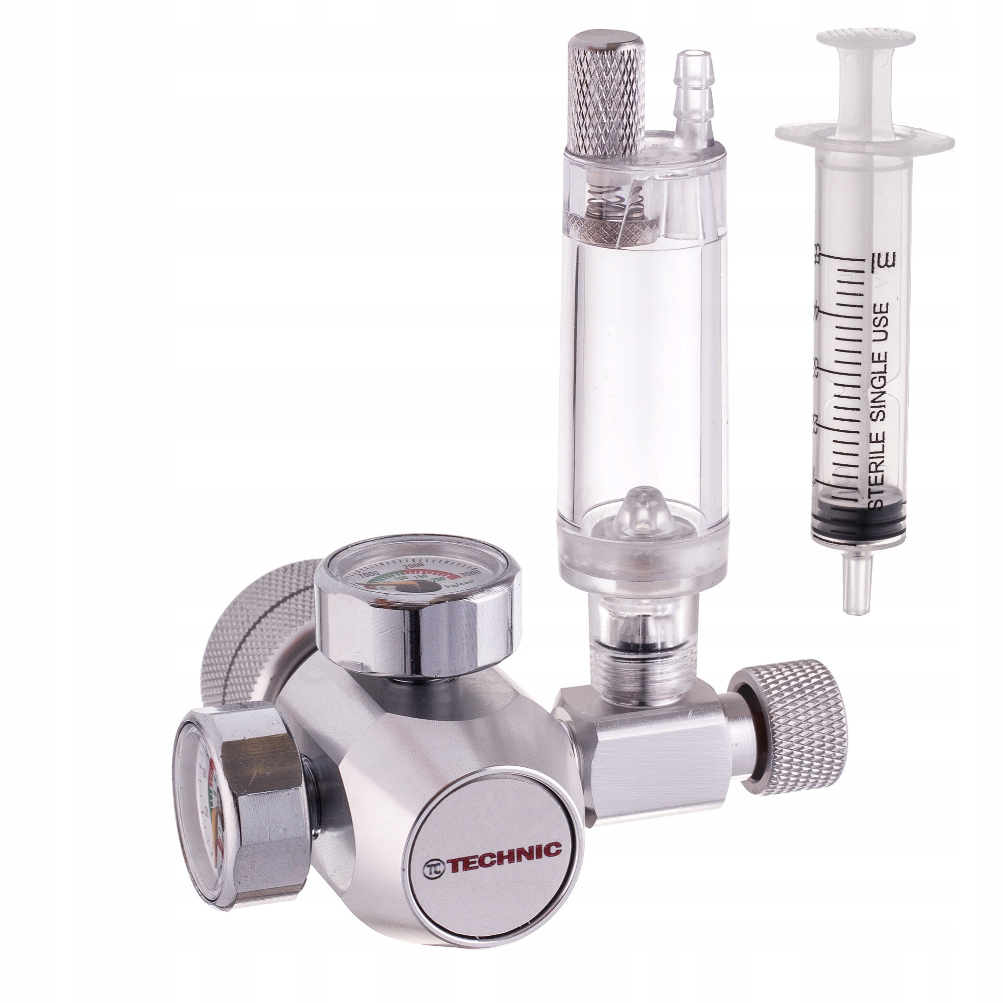 Reduktor CO2 pro Akvárium Počítadlo bublin Akvaristický regulátor Manometry