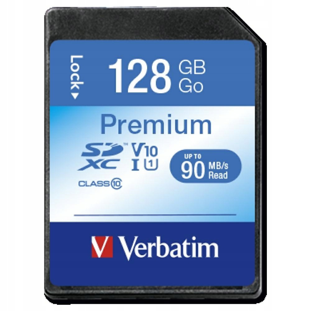 Verbatim Karta Premium U1 Sdxc 128GB V10 czarny/black 44025