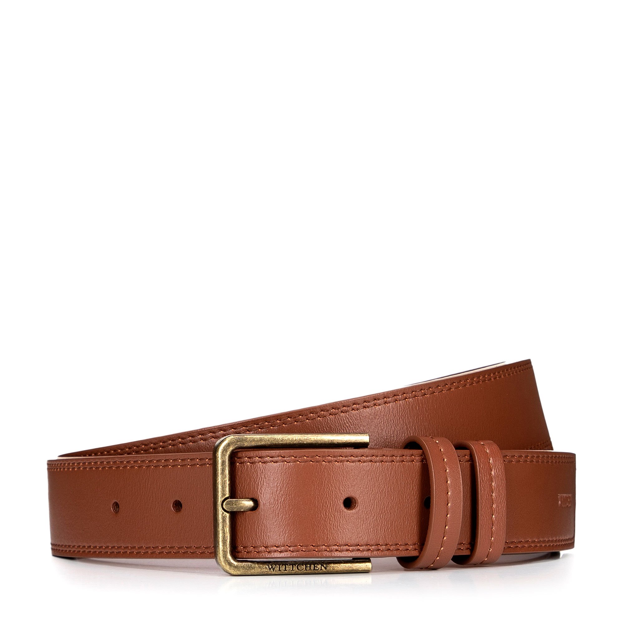 Hnědý pánský kožený pásek Wittchen 100-8M-905-4 100 pro chinos