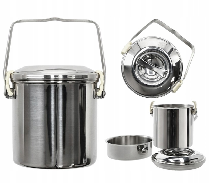 Zebra Thailand Kociołek Stalowy Garnek Na Ognisko Billy Stal 14 cm 2L