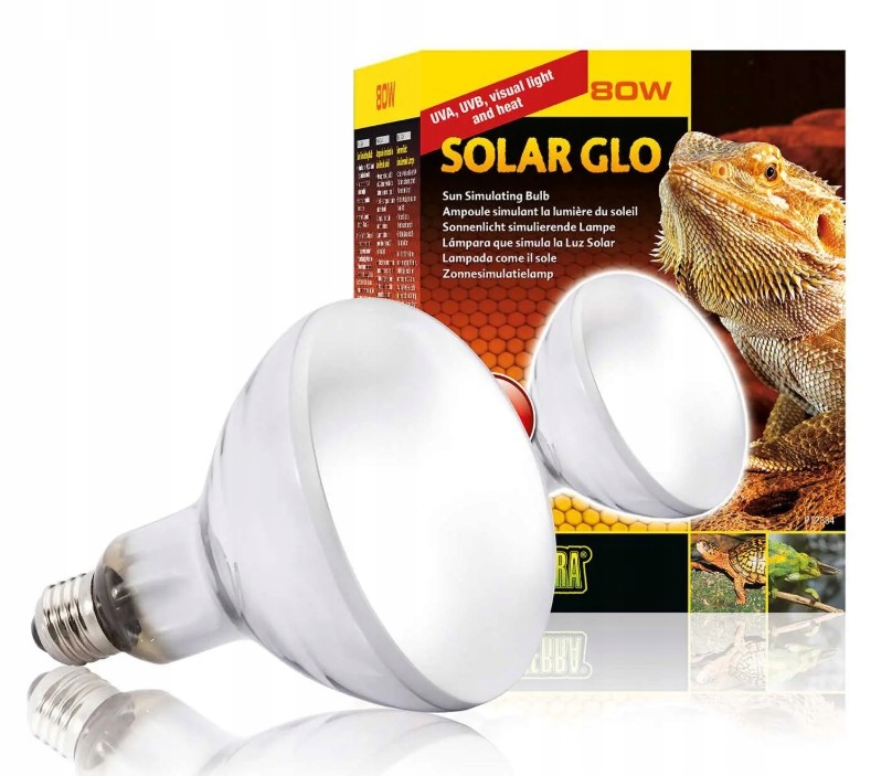 Exo Terra Solar Glo Żarówka żarowo-rtęciową Uvb 3w1 80W