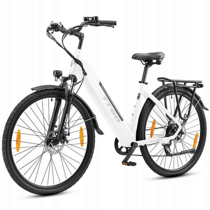 Rower elektryczny Tt Go, rama ułatwiająca wsiadanie, HZ-28ST, 250W 36V 20Ah, zasięg 120 km