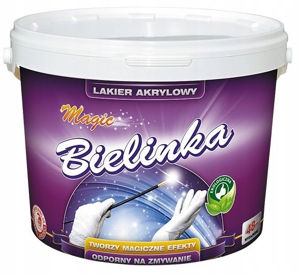 Bielinka Magic 1l lakier akrylowy transp. do brokatu