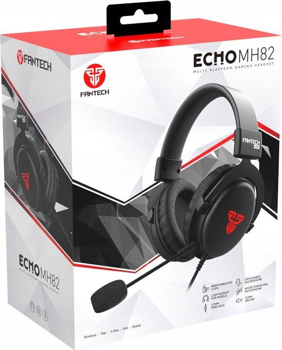 

Fantech Słuchawki MH82 Echo Black Przewodowe