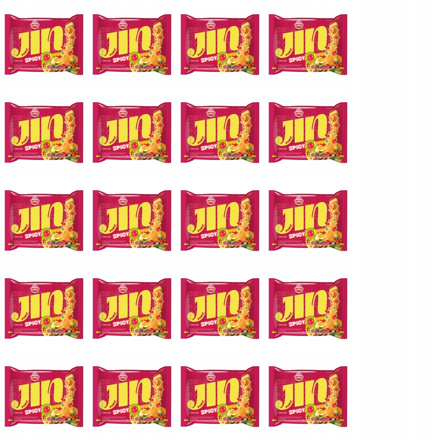 Levně 20 x 120 g Otoki Jin instantní polévka ramen spicy Karton