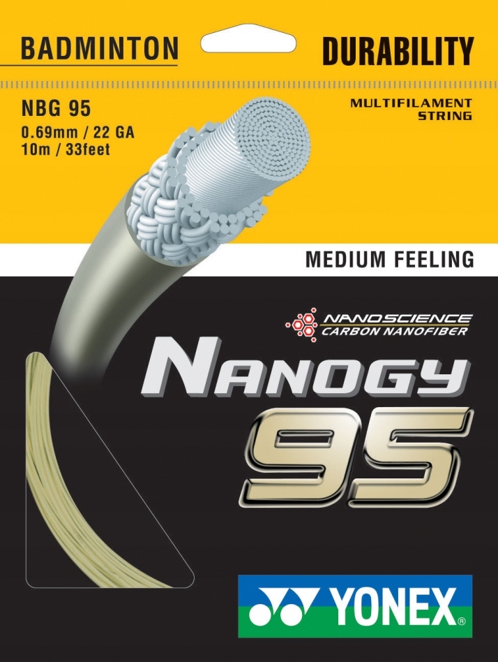 

Naciąg badminton Yonex Nanogy 95 Złoty - box