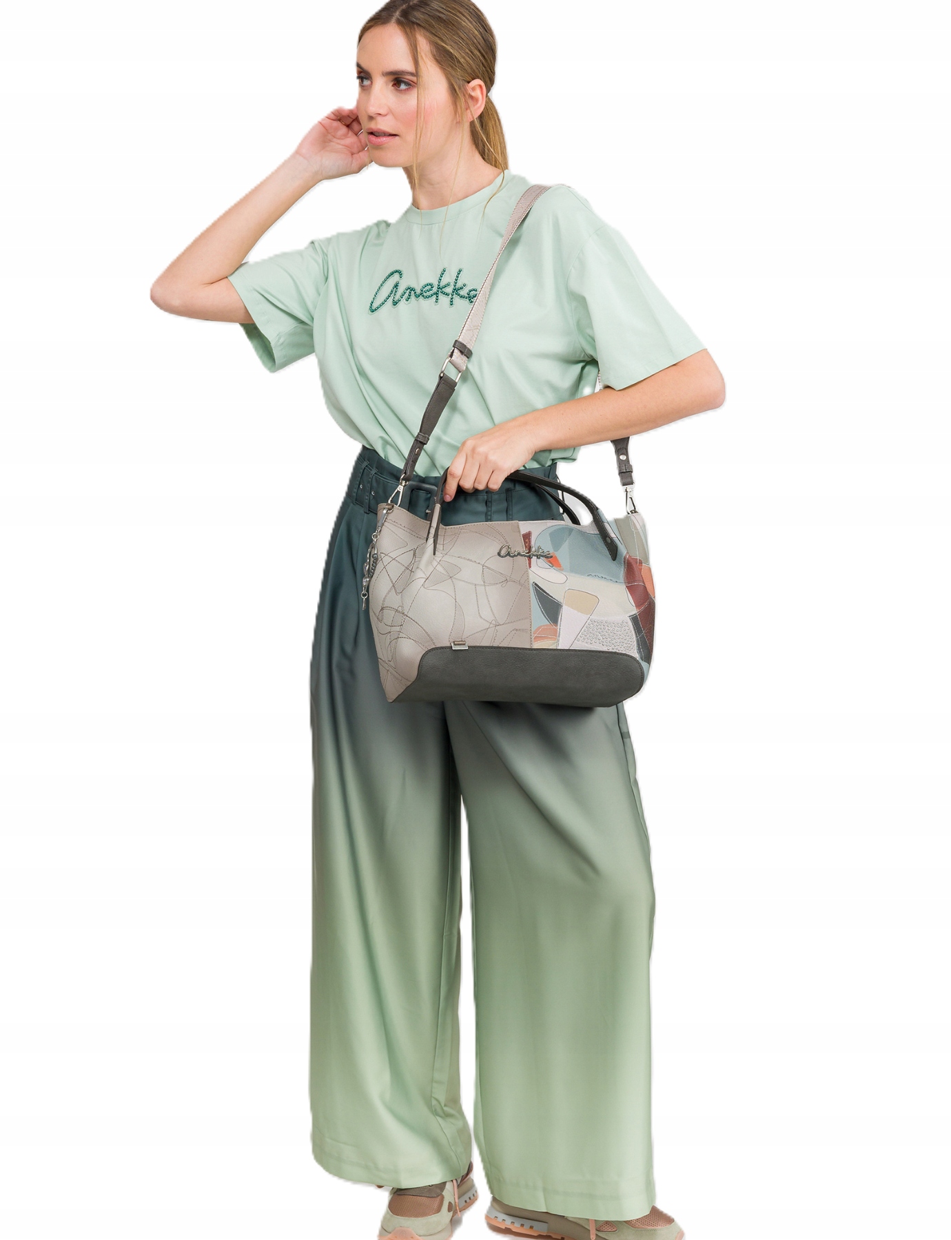 Dámská Jednokomorová Crossbody Kabelka Do Ruky Přes Rameno Anekke Auralis