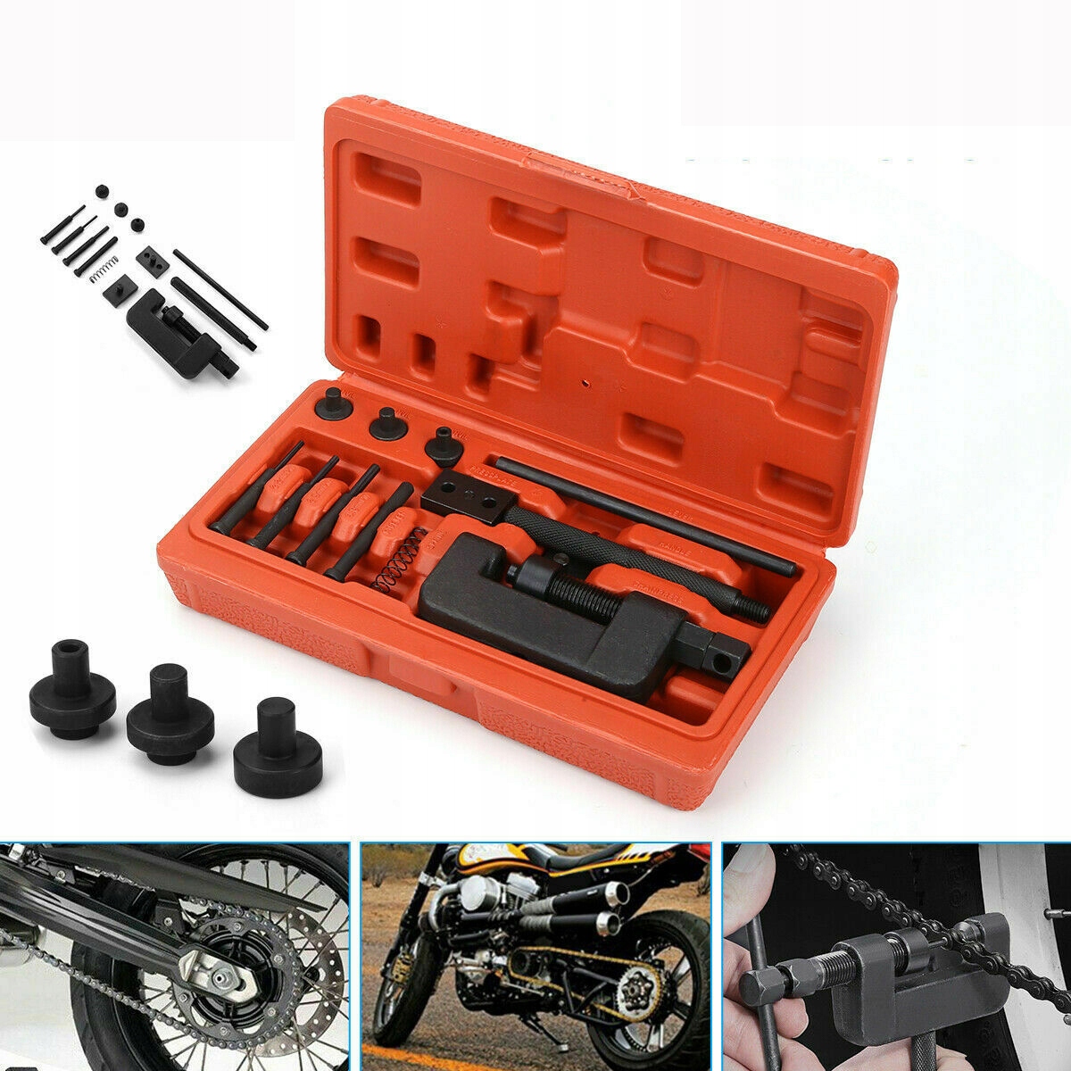 ZAKUWARKA NITOWNICA ŁAŃCUCHÓW MOTOCYKLOWYCH PRASKA Model FT2247