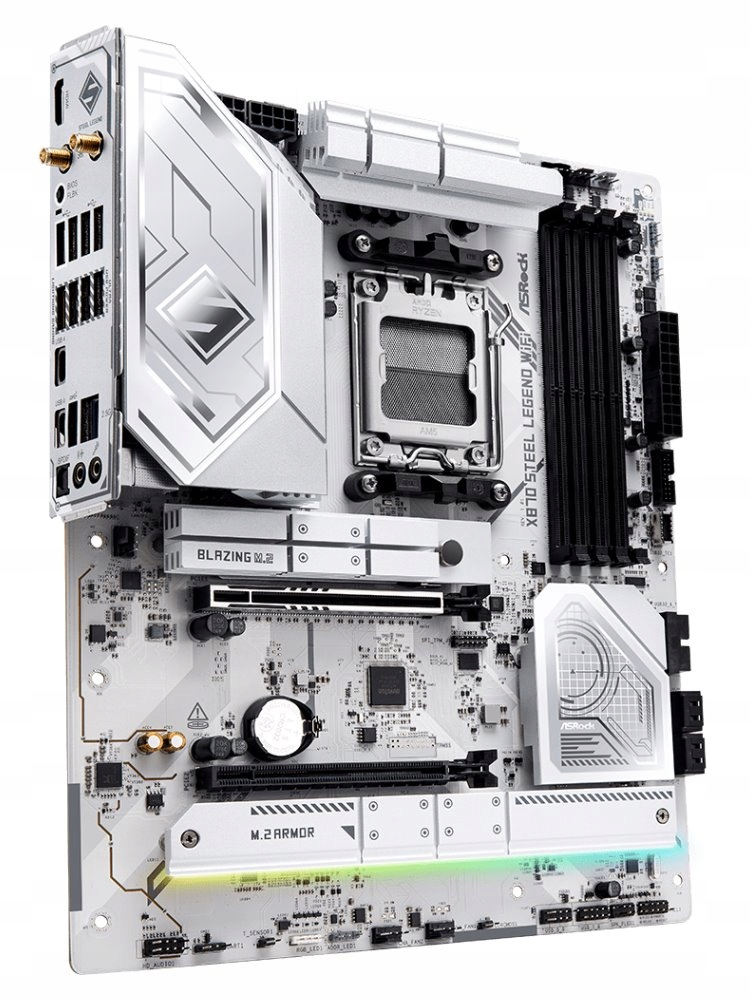 ASRock X870 Steel Legend WiFi Amd X870 AM5 4x DDR5 DIMM 3x M.2 Hd