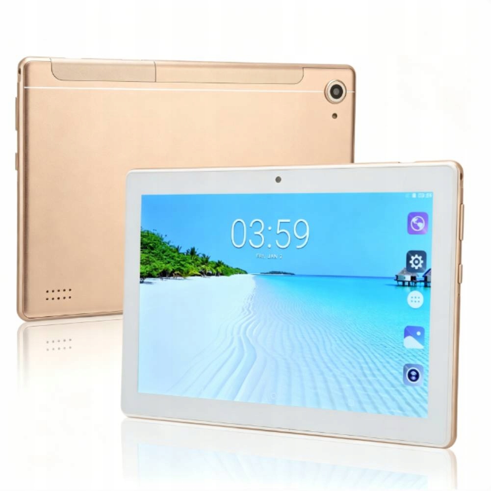 Tablet 8" LCD Displej 5G 6GB 128GB Wifi Android 10 Octa Core 6000 Mah Zlatý