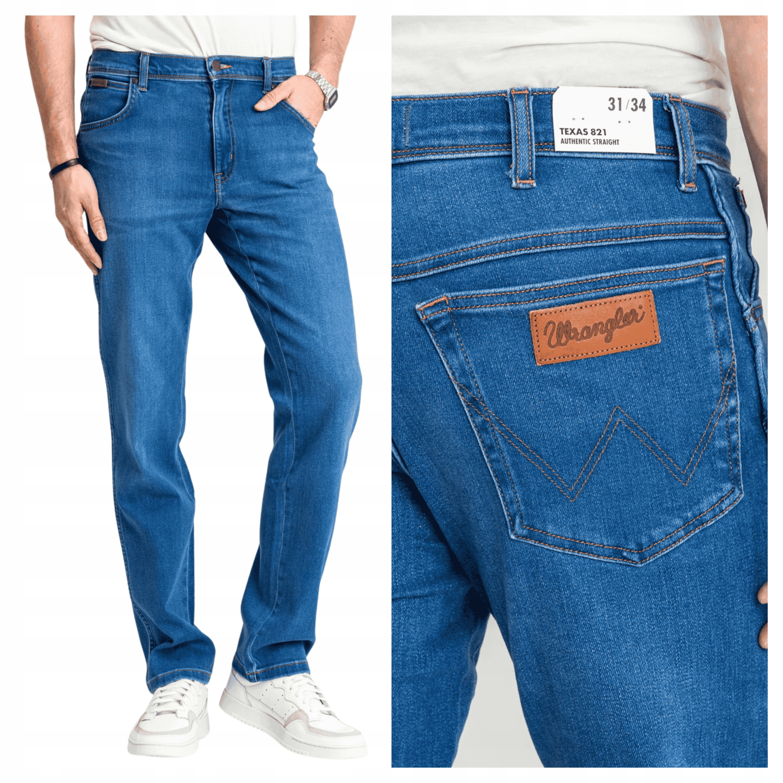 Wrangler Texas Džínové Kalhoty Džíny Rustic 112361301 W40 L32