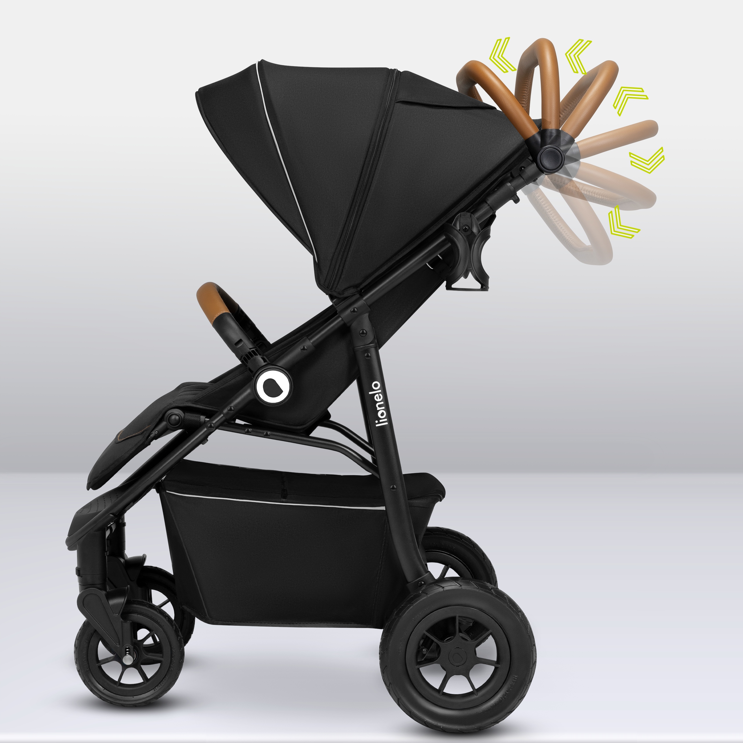 Wózek spacerowy POMPOWANE KOŁA 22kg Lionelo Natt Model Natt