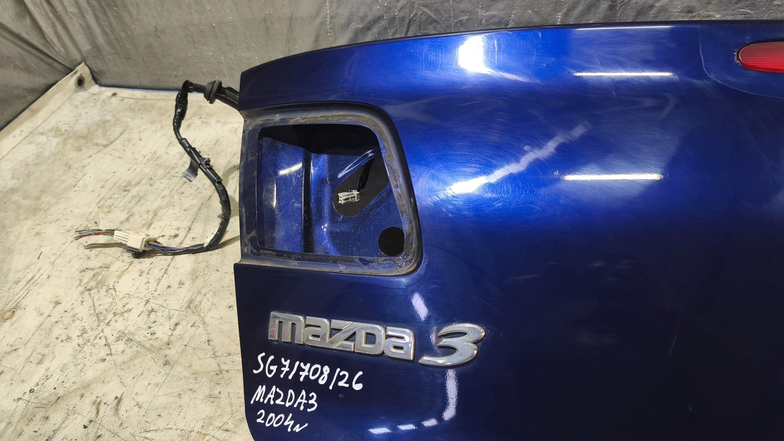 trunk door boot MAZDA 3 BK sedan 2004 r