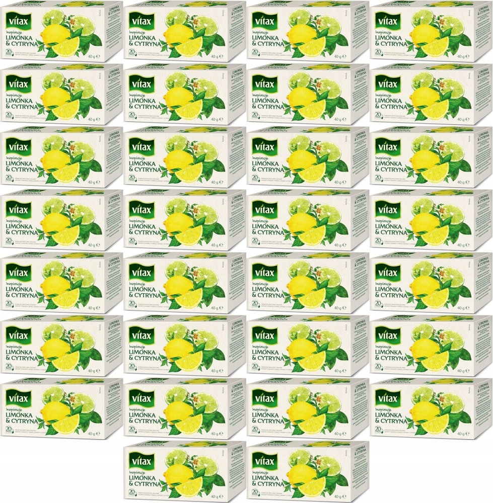 Herbata owocowa ekspresowa Vitax 40 g x90