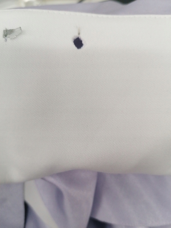 SUKIENKA FIOLETOWA FALBANKI ELEGANCKA 38 M 1ACV Rozmiar 38