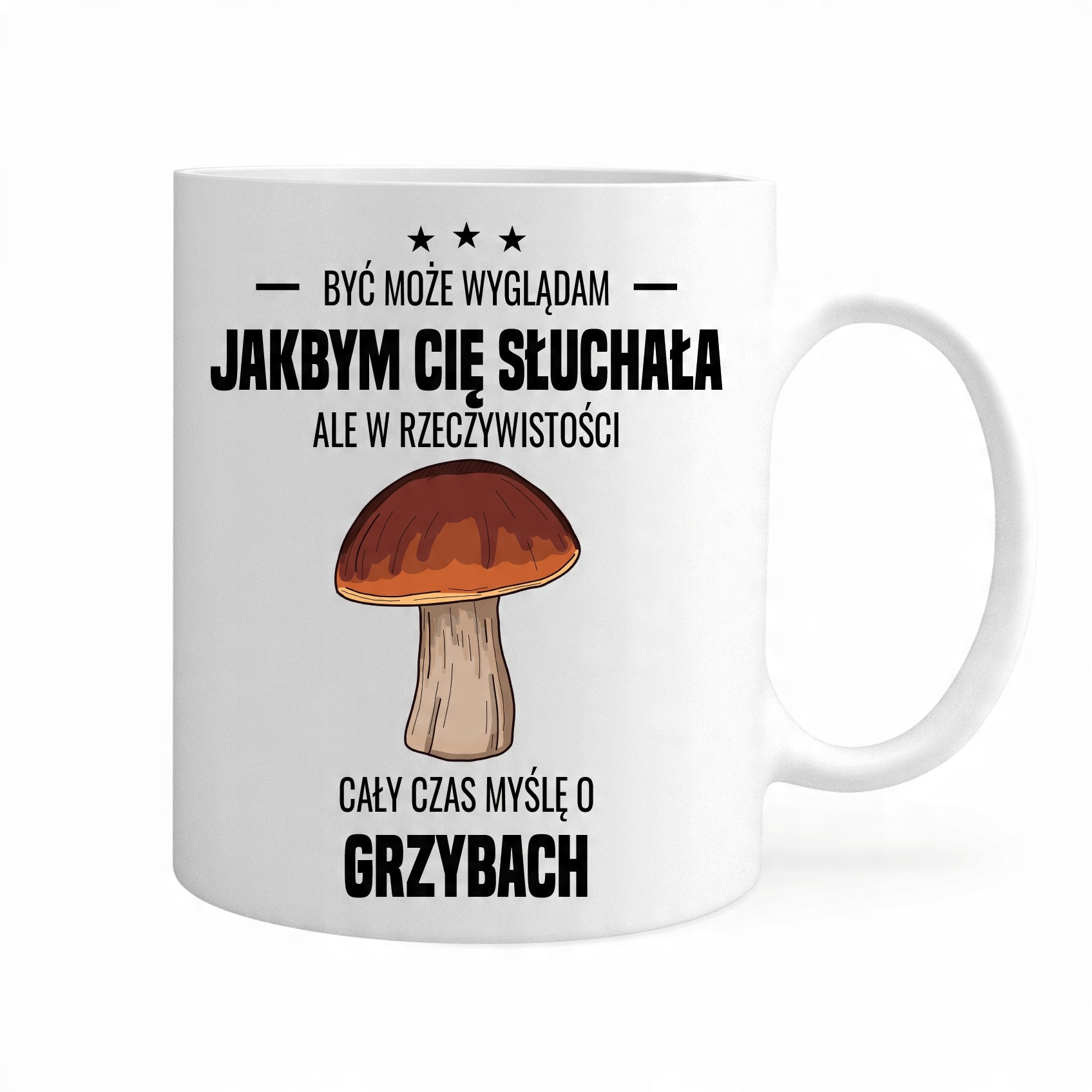 

Kubek Cały Czas Myślę O Grzybach Gift
