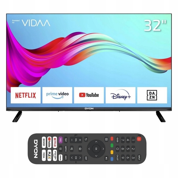 Plazmový Televízor Dyon 32'' Smart Tv Hd DVBT2 Wifi Netflix 60HZ Hdmi