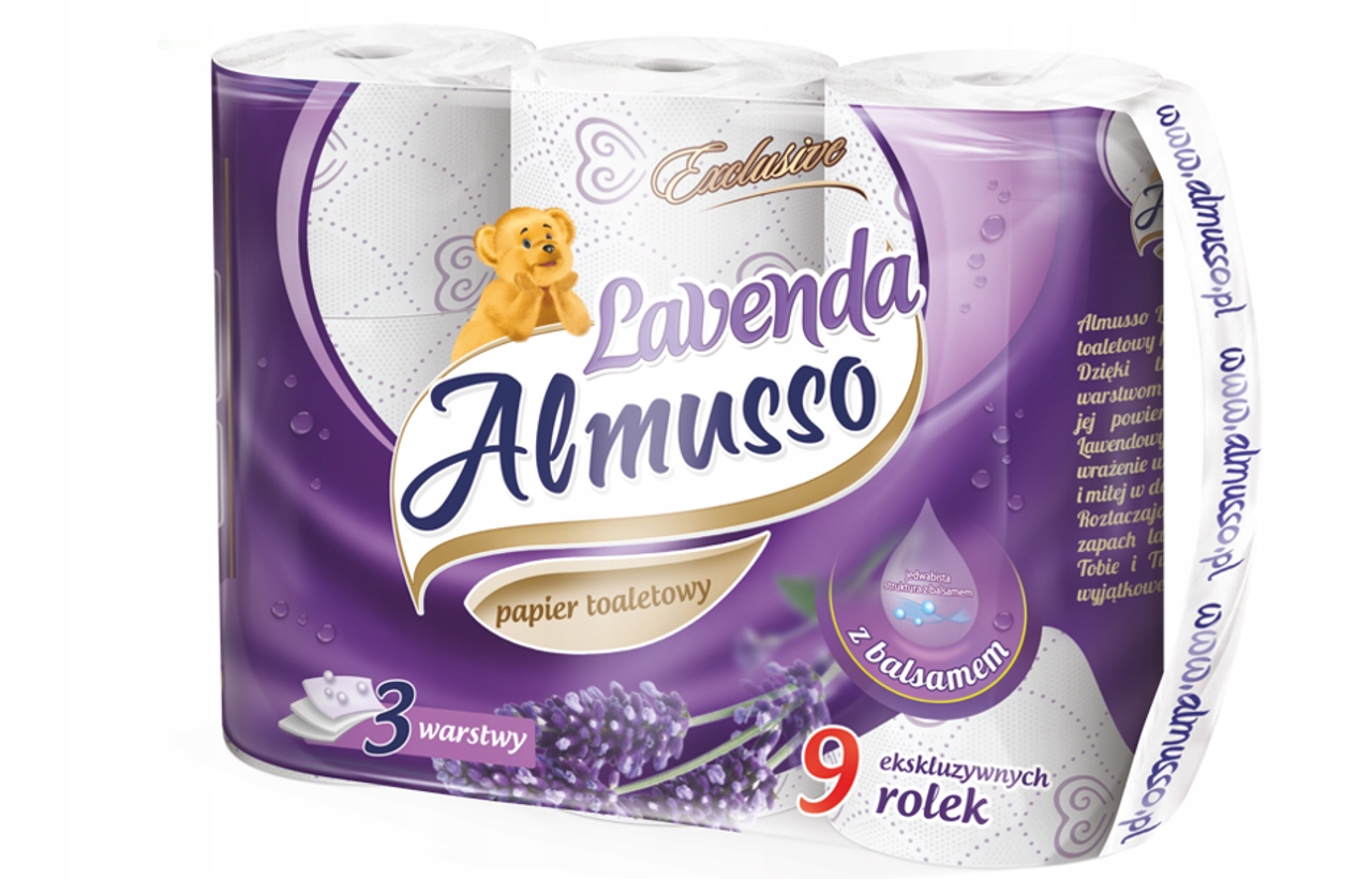 

Papier Toaletowy Almusso Lavenda 9 rolek