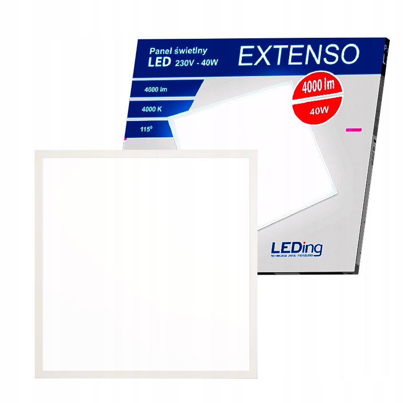 Panel Led 60x60 40W 230V 4000K barwa neutralna Extenso Leding