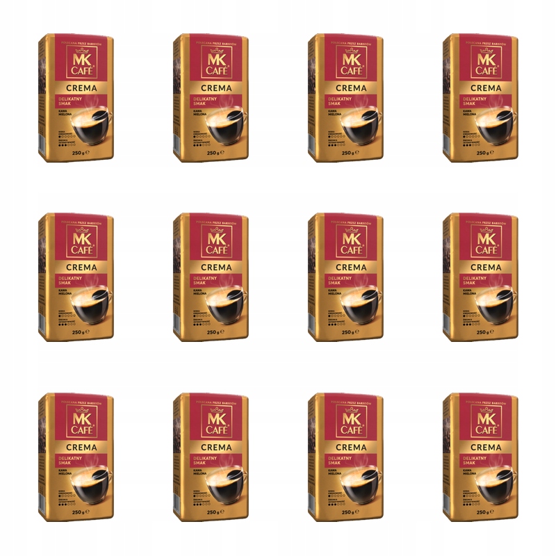 Kawa mielona Mk Cafe Crema 250g vac X12