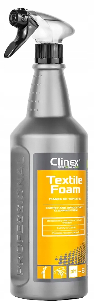 

Pianka do Tapicerki Clinex Textile Foam 1L mycie