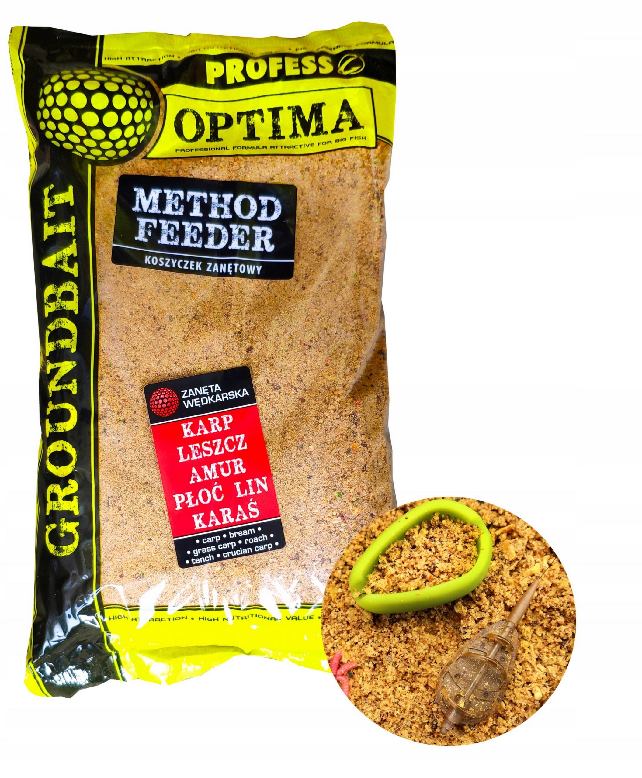 Profess Zanęta Optima 1kg Method Feeder