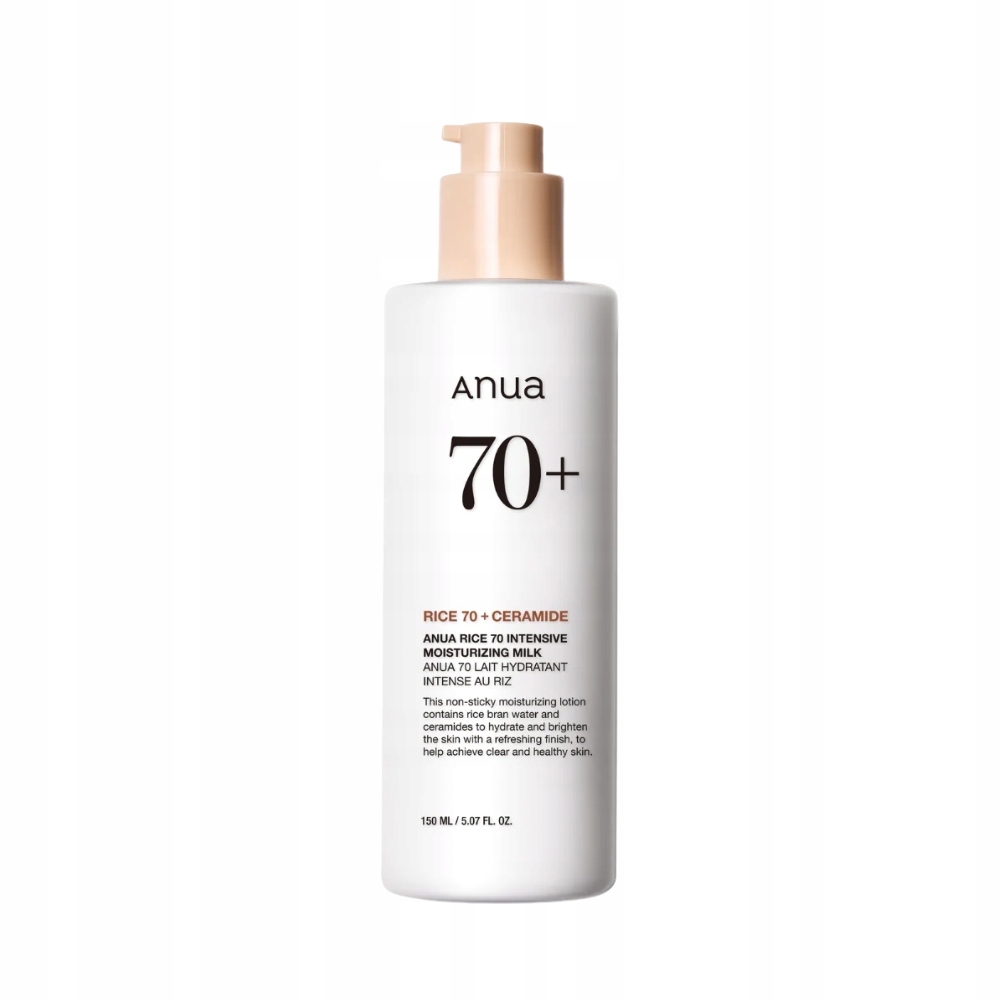 Anua Rice 70 Intensive Moisturizing Milk 150 ml pleťové mléko