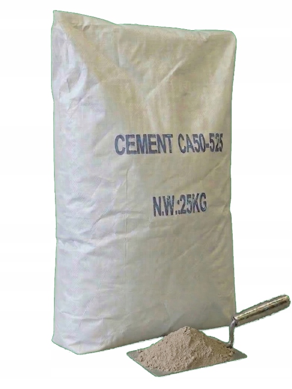 Cement ogniotrwały wysokoglinowy CA50 do pieca kominka kuchni grilla 25kg