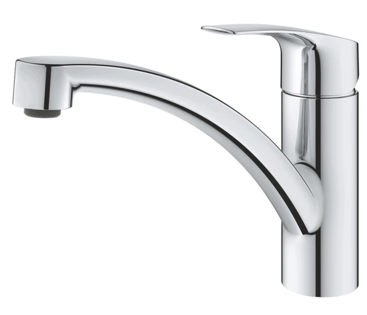 Stojanková kuchynská batéria Grohe Via 30465000 jednopáková Via chróm 18 cm