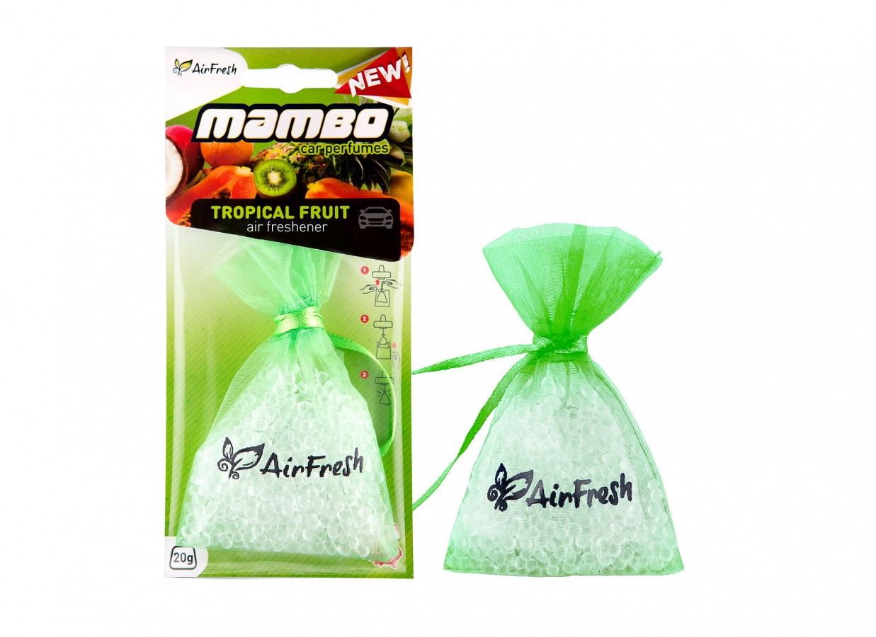 

Zapach Samochodu Odświeżacz Mambo Tropical Fruit
