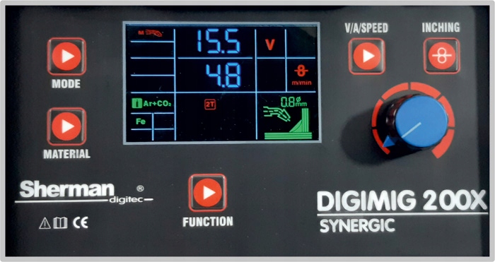SPAWARKA SHERMAN DIGIMIG 200X SYNERGIC MIGOMAT MIG Marka Sherman