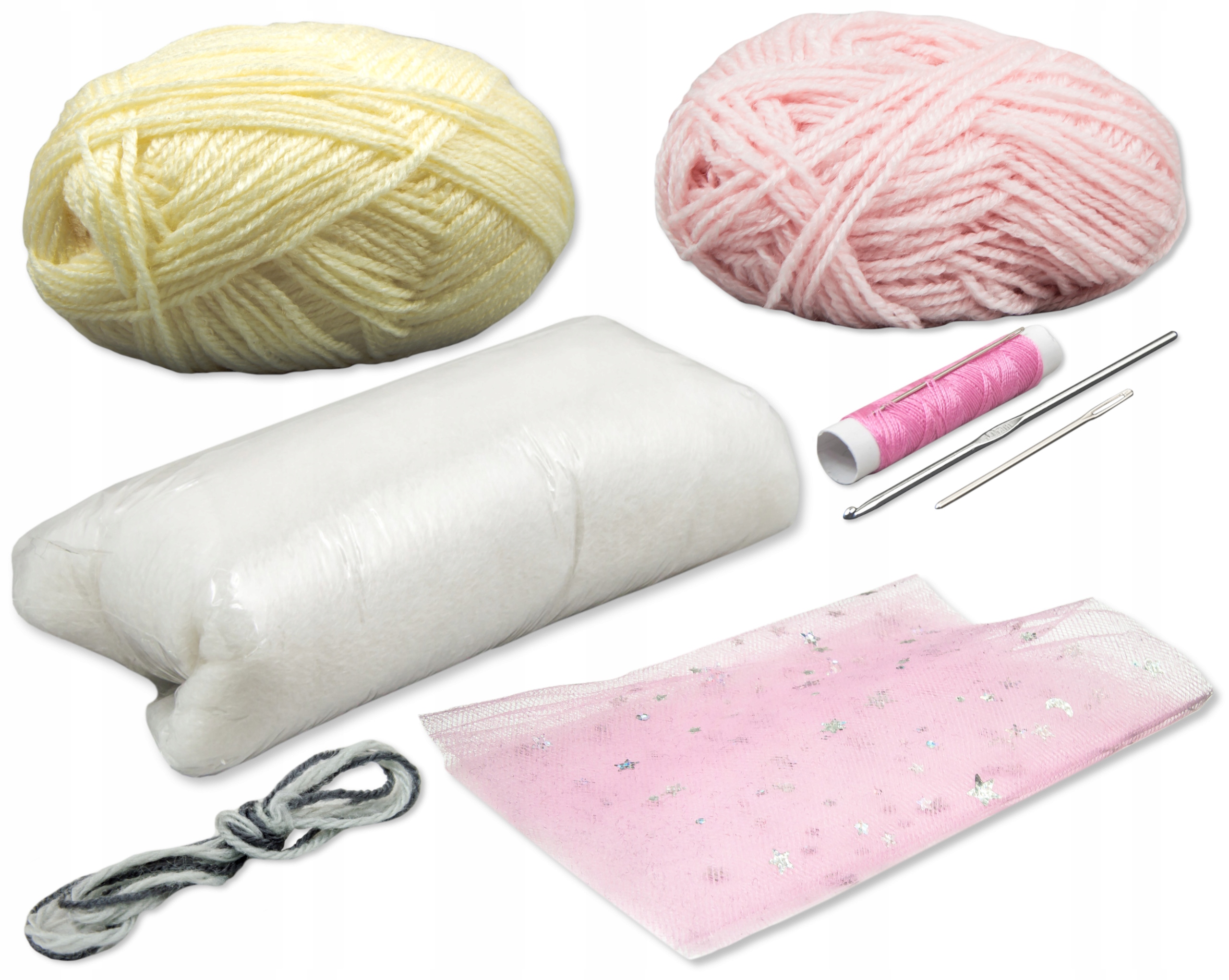 ZESTAW DO SZYDEŁKOWANIA Z WŁÓCZKI DLA DZIECI I DOROSŁYCH KRÓLICZEK 40 cm Marka Avec