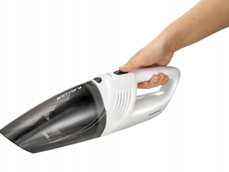 BEZPRZEWODOWY Odkurzacz ręczny NA MOKRO SUCHO Silvercrest B3 biały Model SAS 7.4 LI B3