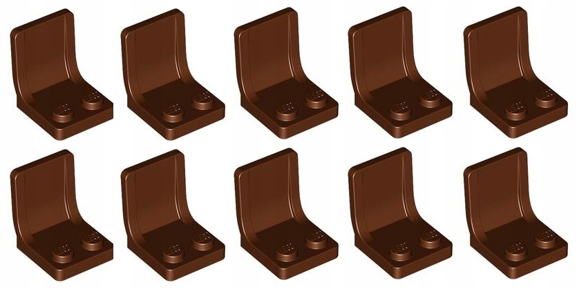 

Lego krzesło brązowe 2x2 10 szt 4079 Nowe