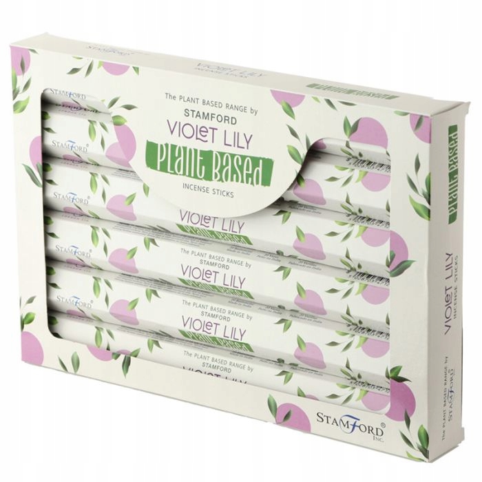 Sześciokątne kadzidełka na bazie roślin Stamford - Violet Lilly